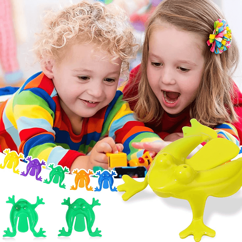 Last Day Promotion 48% OFF - Bouncing Frog Toy For Kids (12 pieces)