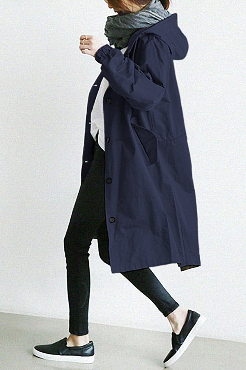 🎁LAST DAY 45% OFF🎁Women's Waterproof Oversized Hooded Windbreaker Rain Jacket