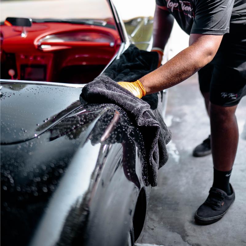 Blackline Twisted-Loop Drying Towel：Thickened, enlarged, super absorbent.