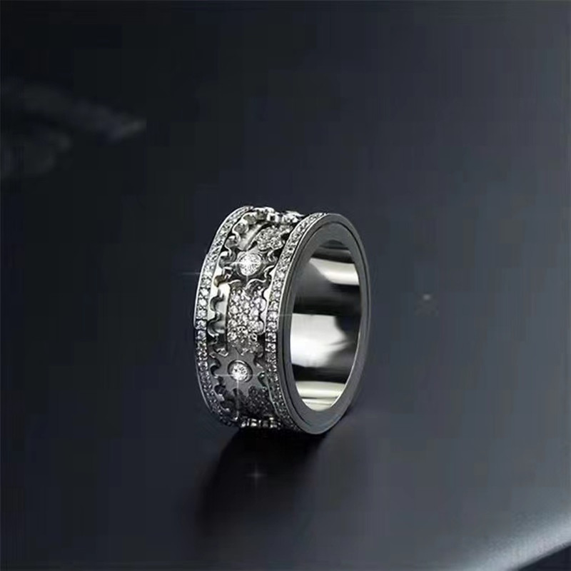 💖Father's Day Sales - 50% OFF 🎁Handmade Diamond Ornate Geometric 3D Band Ring (BUY 2 FREE SHIPPING)