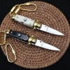 Mini Italian Stiletto Switchblade Knife With Key Chain