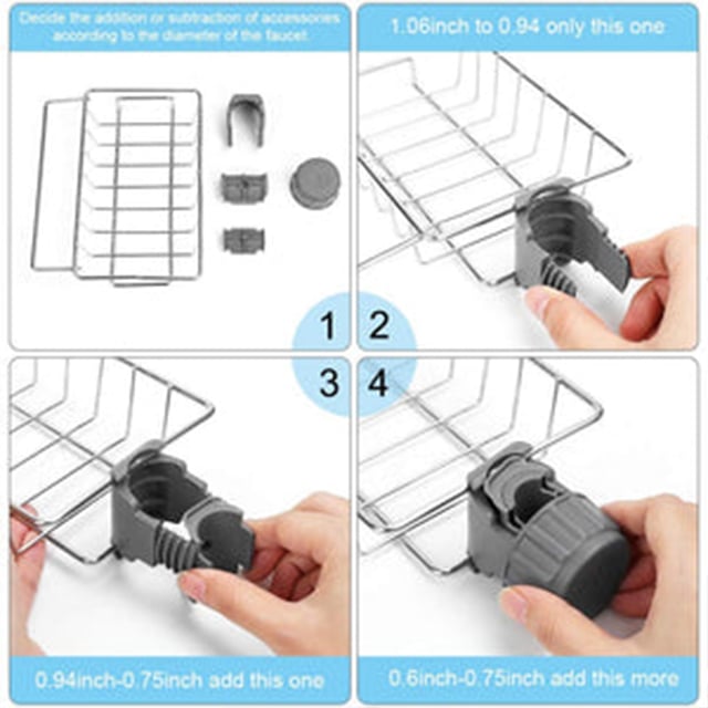 (🎅EARLY CHRISTMAS SALE-49% OFF) Stainless Steel Faucet Rack