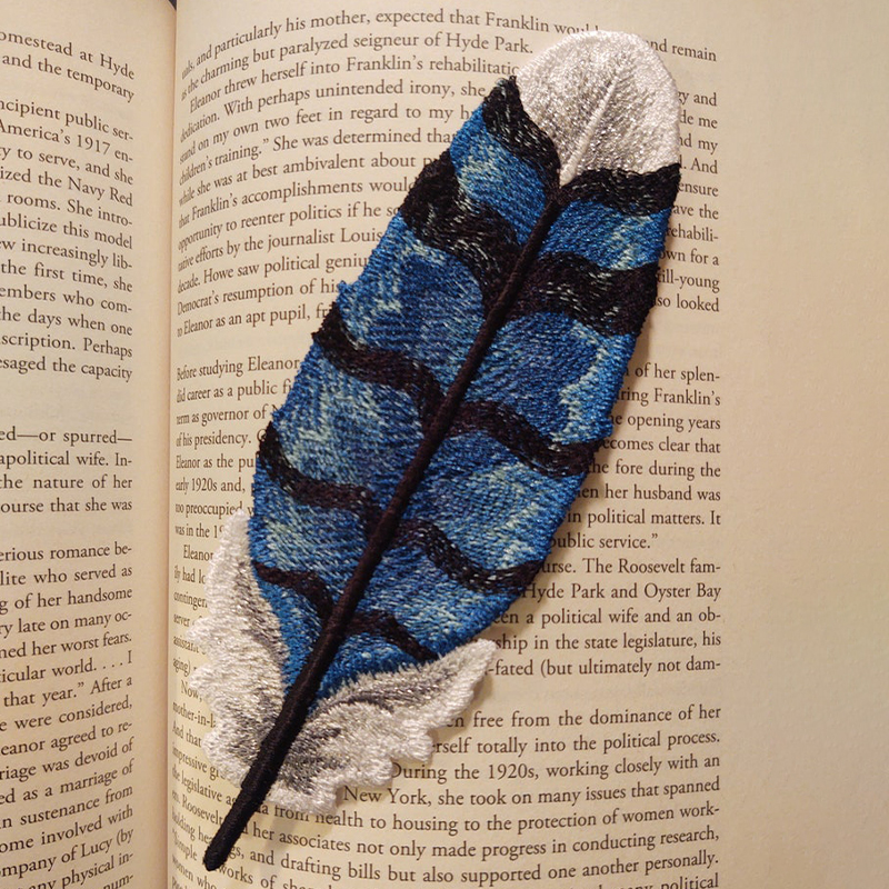 ⚡⚡Last Day Promotion 48% OFF - Embroidered Feather Bookmark🔥🔥BUY 2 GET 1 FREE