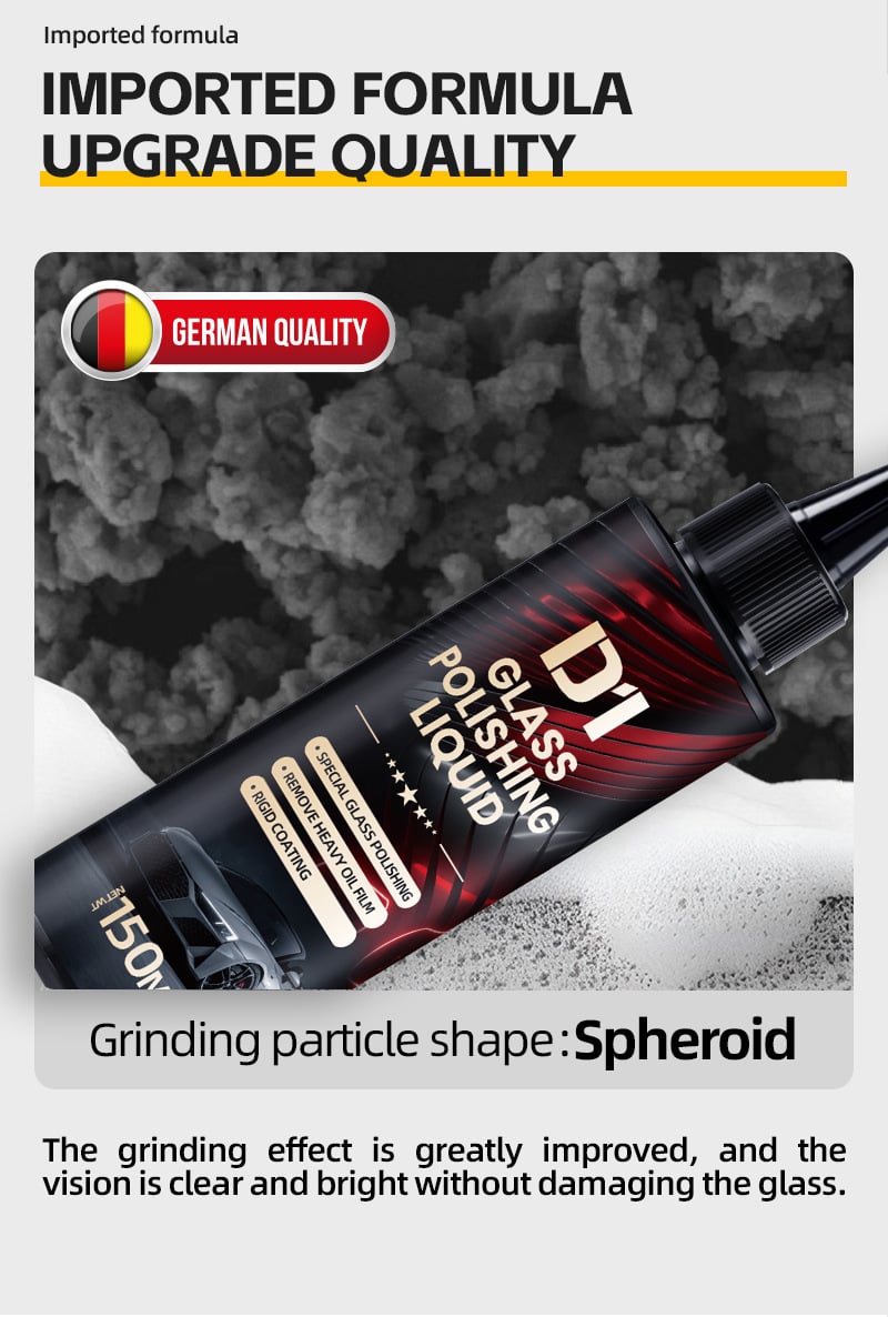 ⏰LAST DAY SALE 50% OFF - Car Glass Polishing Compound⚡BUY 2 GET 1 FREE