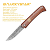 🌿 Handmade Damascus Folding Pocket Knife