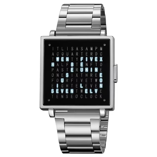 🔥Last Day Promotion 70% OFF🔥Qlocktwo W35 Fine Steel Unisex Watch