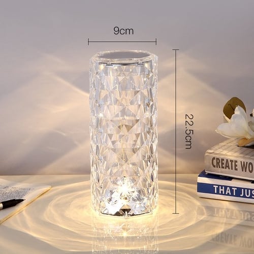 🔥(HOT SALE Promotion - 49% OFF) Touching Control Rose Crystal Lamp - Buy 2 Free Shipping