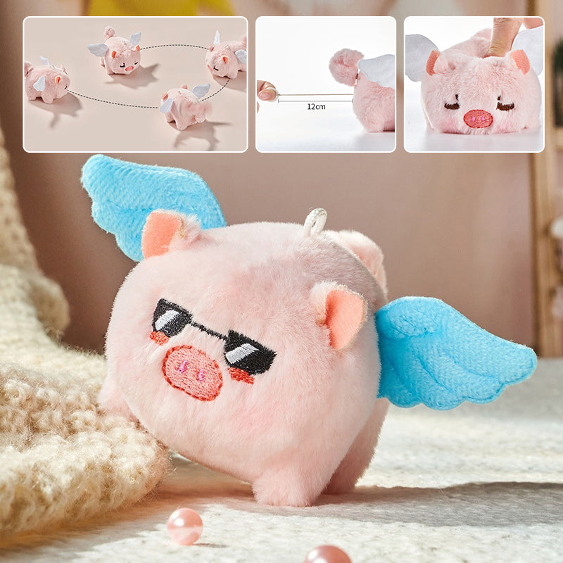 (🎅EARLY CHRISTMAS SALE-49% OFF)Spinning Angel Pig Decompression Toy🎁Buy 4 Get Extra 25% OFF