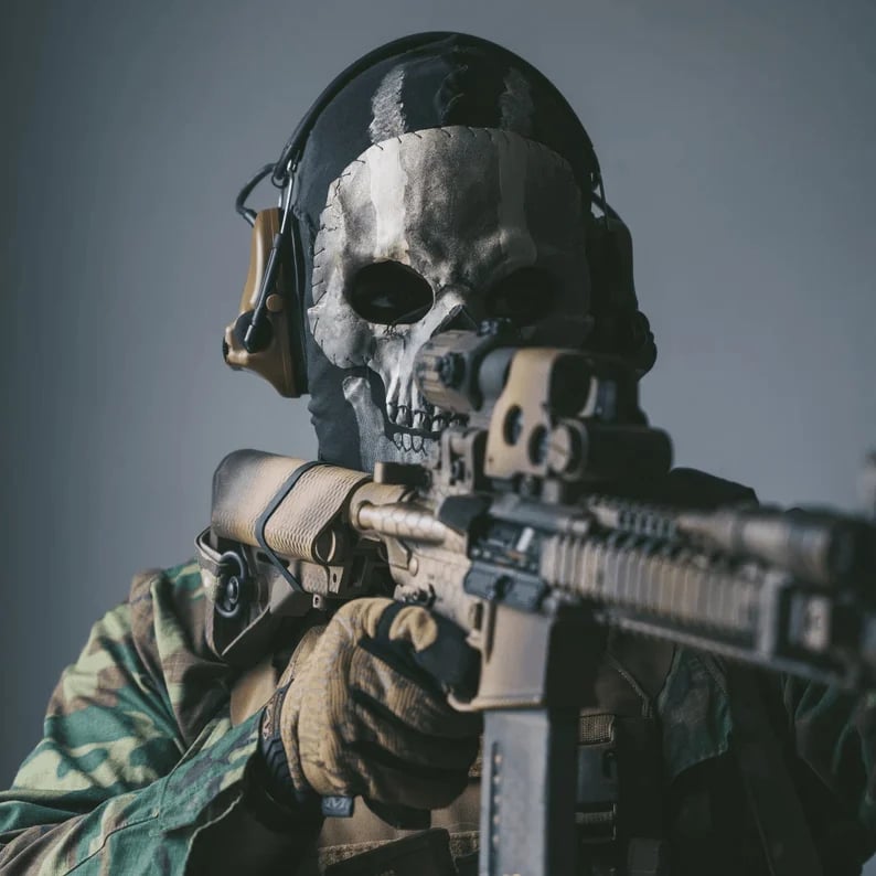 💀COD MWII Ghost Mask 2023