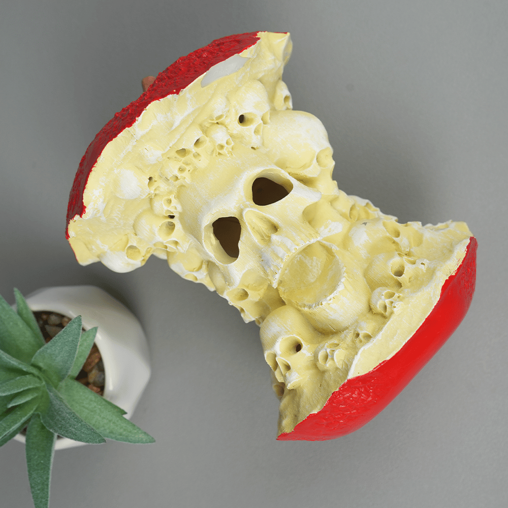 🍎LAST DAY SALE 50% OFF💀Skull Apple Lamp⚡Buy 2 Free Shipping