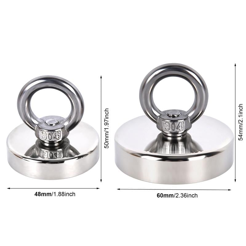 🎁TikTok Last Day Sale - 70% OFF🎉Fishing Magnet 350 LBS Pulling Force Heavy Duty Rare Earth Magnet