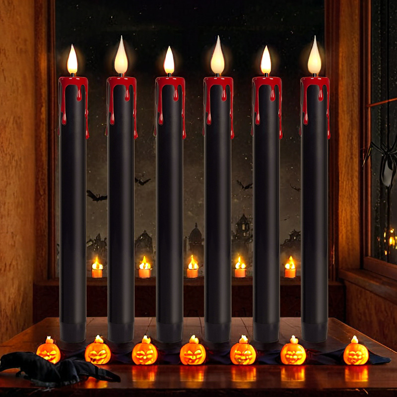 🔥Last Day Promotion 50% OFF🔥6-Piece Halloween Electronic Candle Set