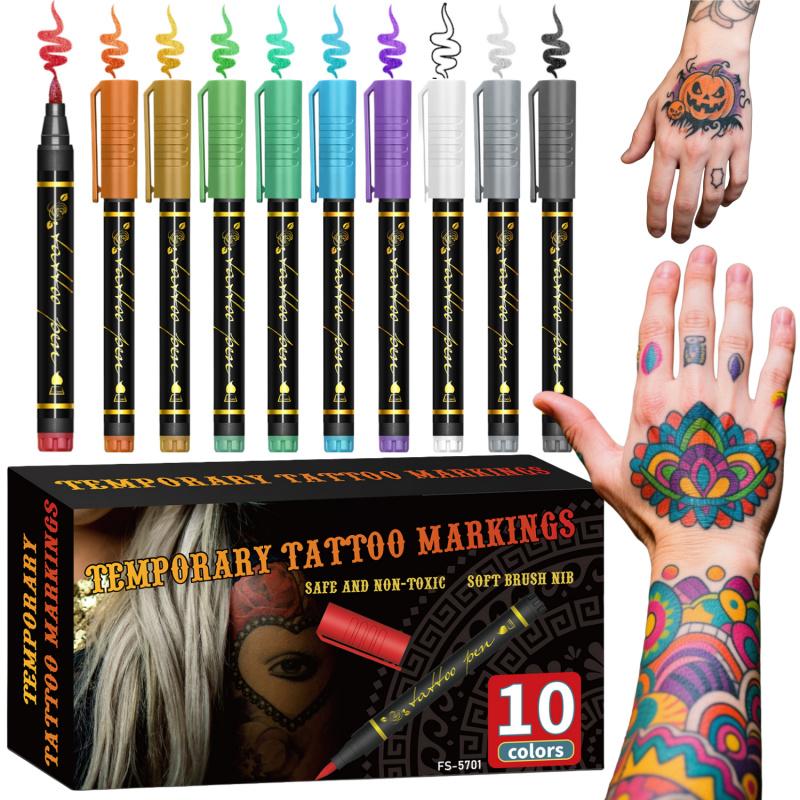 ⏰LAST DAY SALE 50% OFF🔥Temporary Tattoo Markers for Skin