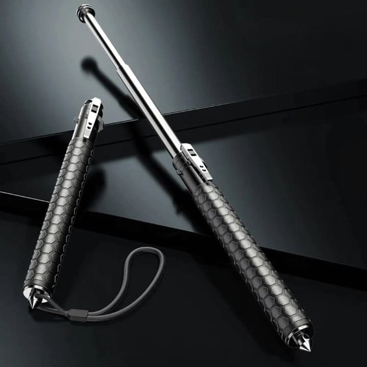 Outdoor Self-Defense Hiking Stick-Auto Baton Self Defense Tool