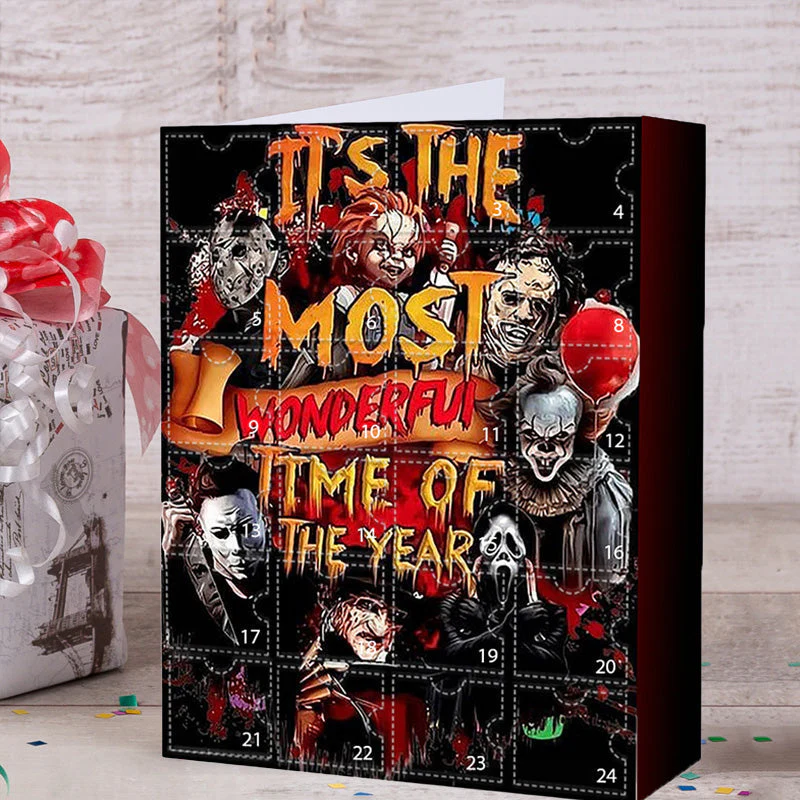 🔥Last Day Promotion 48% OFF-🎁-Halloween Horror Movie Characters Advent Calendar