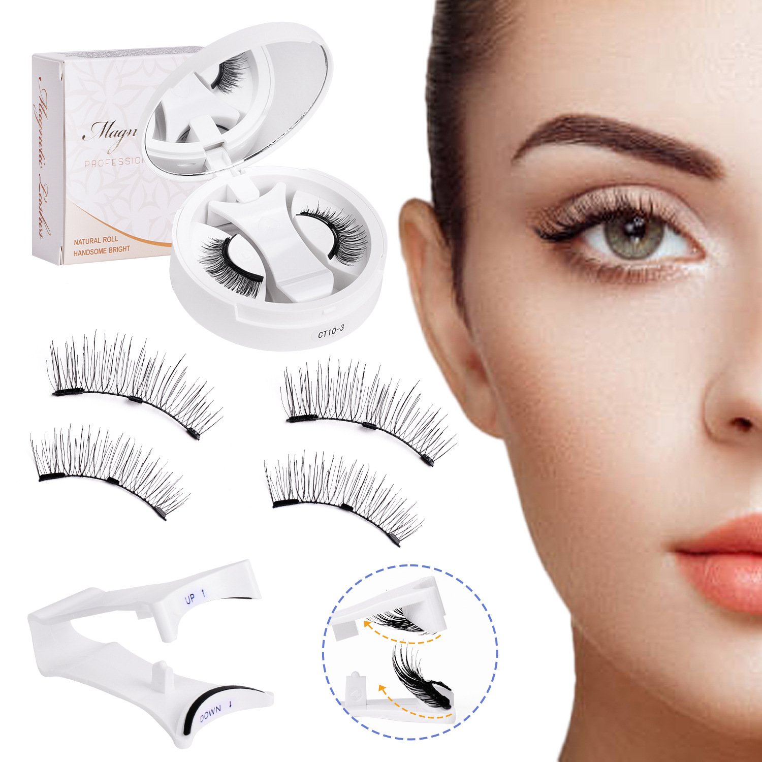 💖Summer Hot Sale 49% OFF -- Soft Magnetic Eyelashes All-in-One Box, Reusable