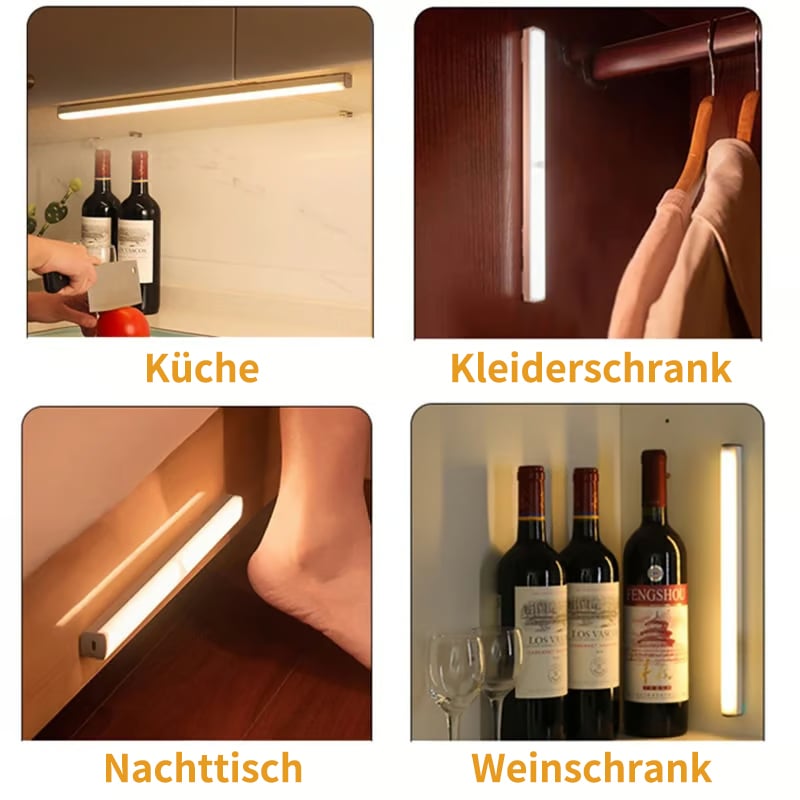 🏆Letzter Tag Verkauf 49% Rabatt🔥-💡Bohrfreie intelligente Sensor magnetische aufladbare LED-Leuchte