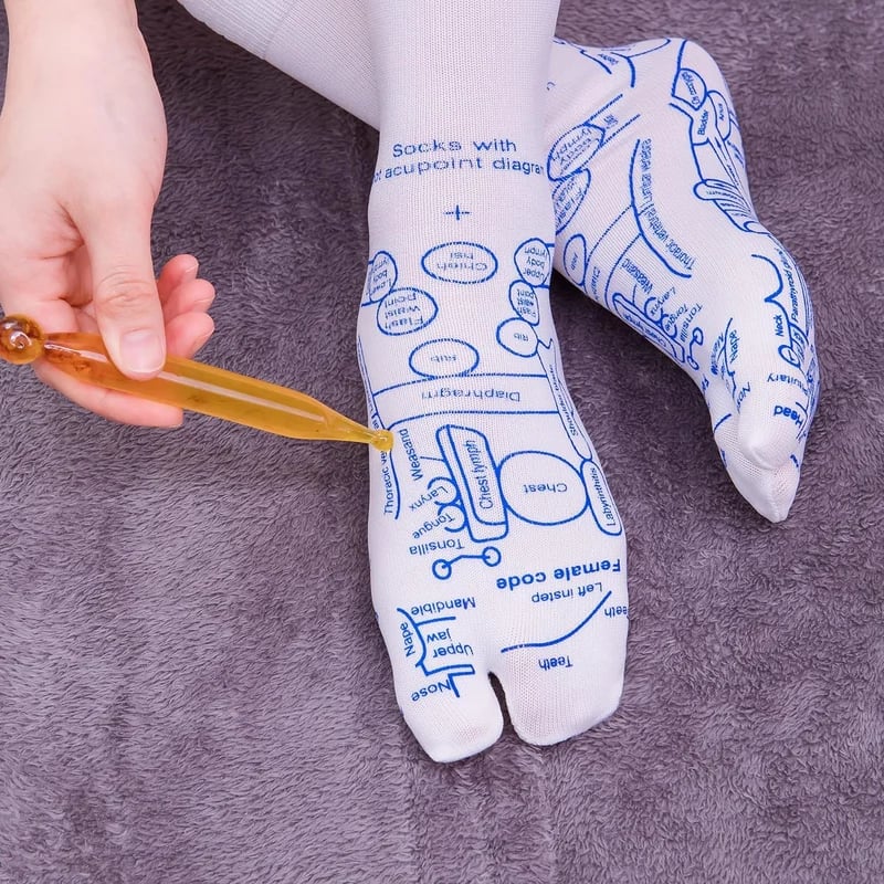 🔥Reflexology Chart Socks