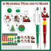 🔥Last Day Promotion 70% OFF🔥12 Christmas Beaded Pens DIY Kit