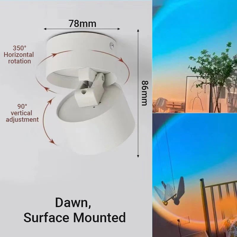 🎁TikTok Last Day Sale - 70% OFF🎁LED Sunset Projection Lamp,for Photography, Selfies, Parties - Home, Bedroom, Wedding, Camping, Valentine's Day, Halloween, Christmas Decor, Sunset Lamp