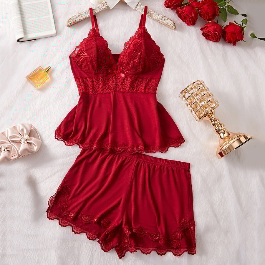 💃Damen-Dessous-Set, Pyjama- und Höschen-Set, Schlafanzüge aus Modalstoff