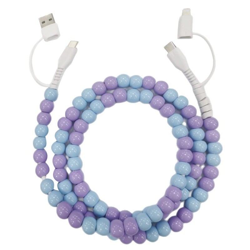 🎁TikTok Last Day Sale - 70% OFF🎉Beaded Charging Cords (🌈SALE $9.99)