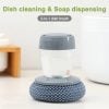 Soap Dispensing Palm Brush Storage Set