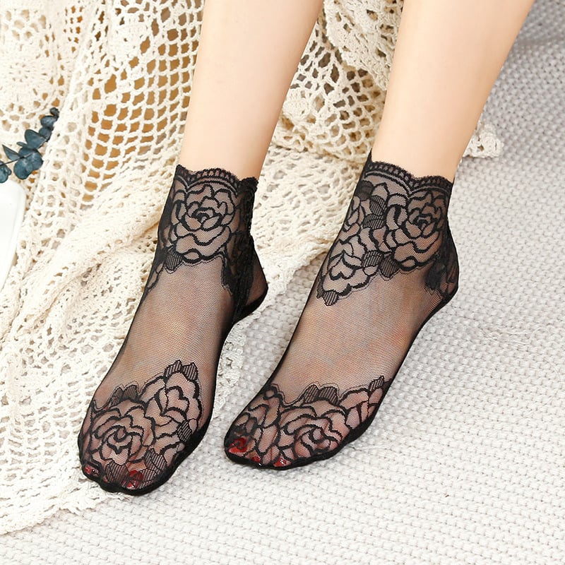 🔥The Last Day Promotion-SALE 50% OFF💋2022 NEW Ladies Fashion Lace Socks