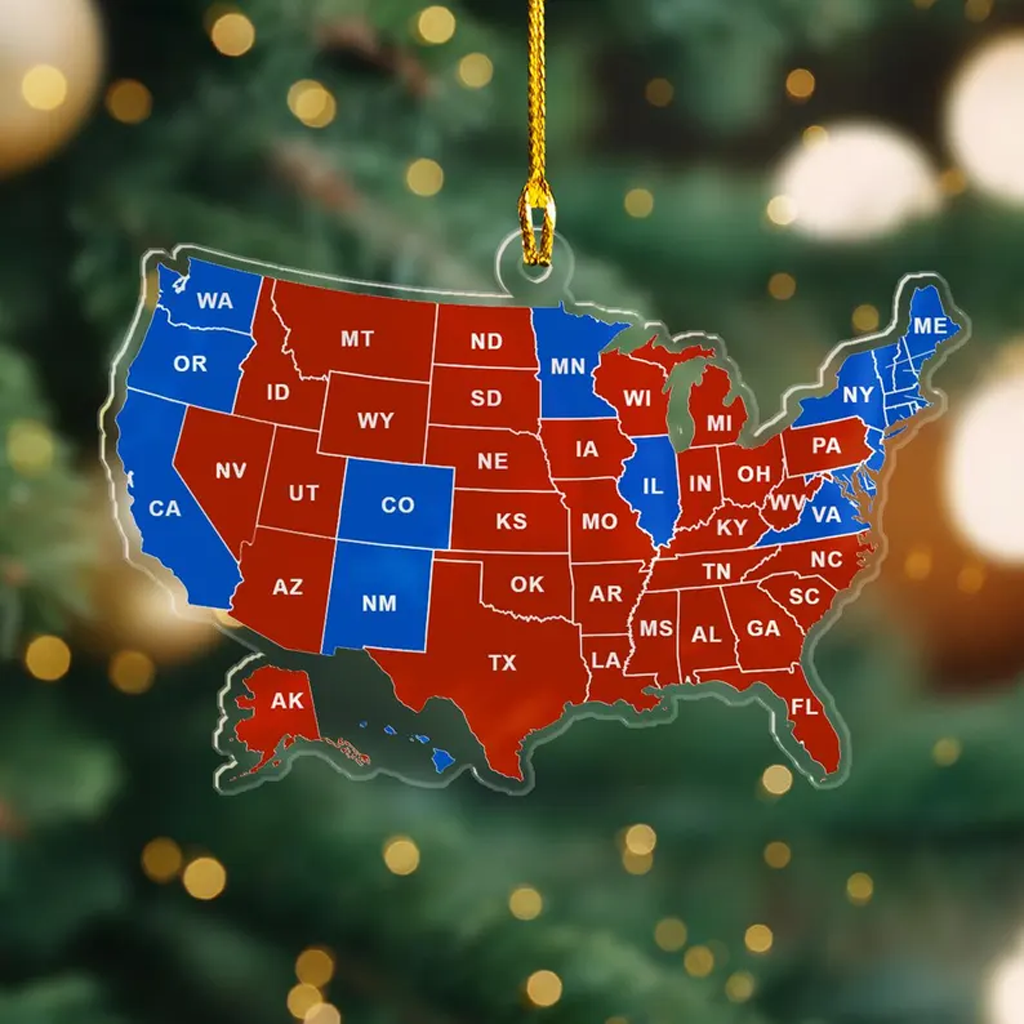 💥LIMITED TIME FLASH SALE💥-US State 2024 Memor Ornament