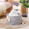 KAKAMAY Large Blanket Basket (20