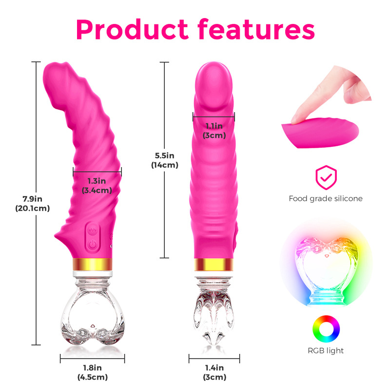 SHEMESIX - Women's G-Spot Frequency Conversion Massage Vibrator Couple Flirting Masturbation Stick Sex Massager