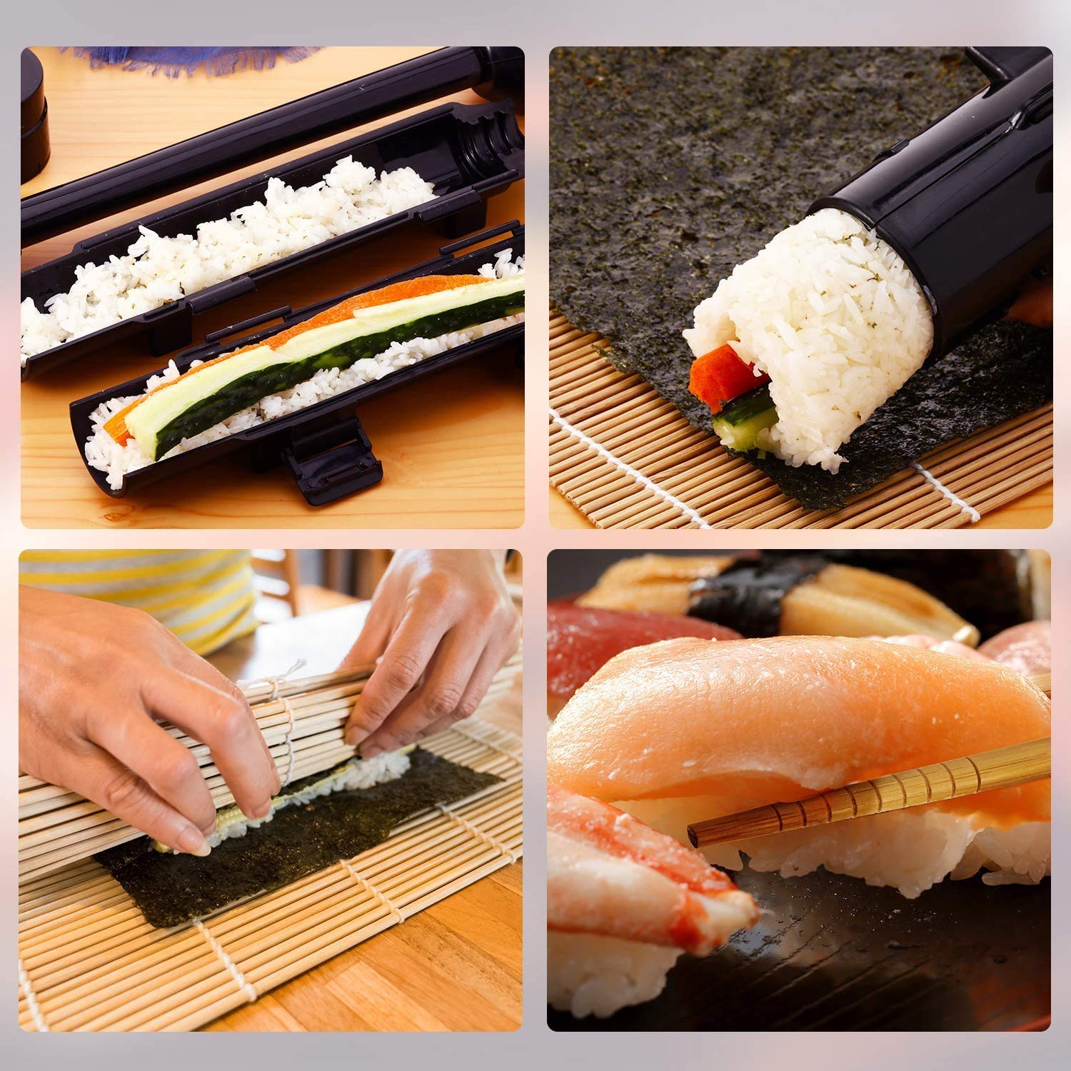 🔥(Last Day Promotion - 49% OFF) SushiParty Pro - Ultimate Sushi Making Kit, 🔥BUY 2 FREE SHIPPING