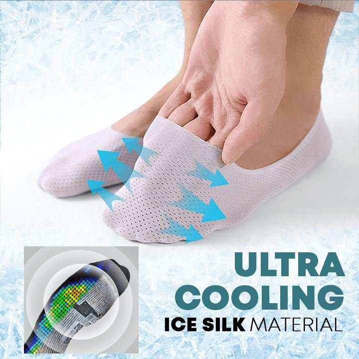 Christmas Hot Sale 48% OFF - Breathable Ice Silk Socks(buy 3 get 1 free now)