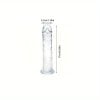 Big Crystal Clear Jelly Realistic Dildo With Suction Cup Plug Butt Plug - YJ-14