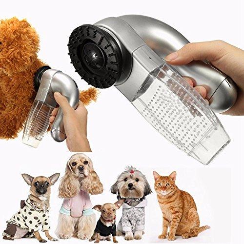 Shaoge Electric Pet Hair Fur Remover Shedding Grooming Brush Comb Vacuum Cleaner