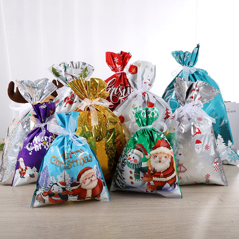 🎄🎉New Christmas Drawstrings Gift Bags