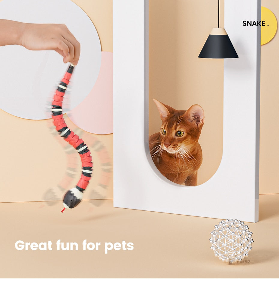 (Last Day Promotion - 50% OFF) Smart Sensing Snake Toy, BUY 2 FREE SHIPPING