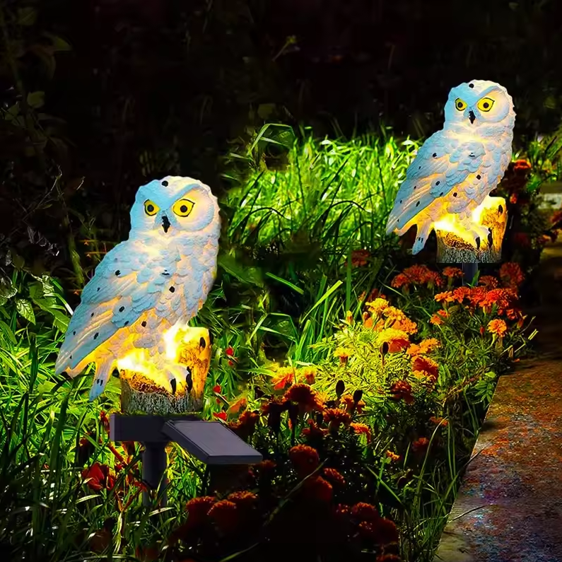 🔥Last Day Promotion 70% OFF🔥Waterproof Solar Powered Owl Lawn Light