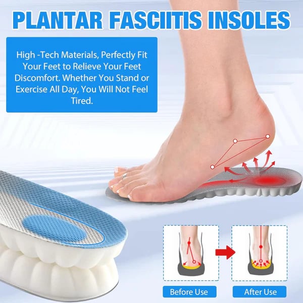 ⏰LAST DAY SALE 50% OFF☁️ 4D Cloud Technology Insole - Super Soft