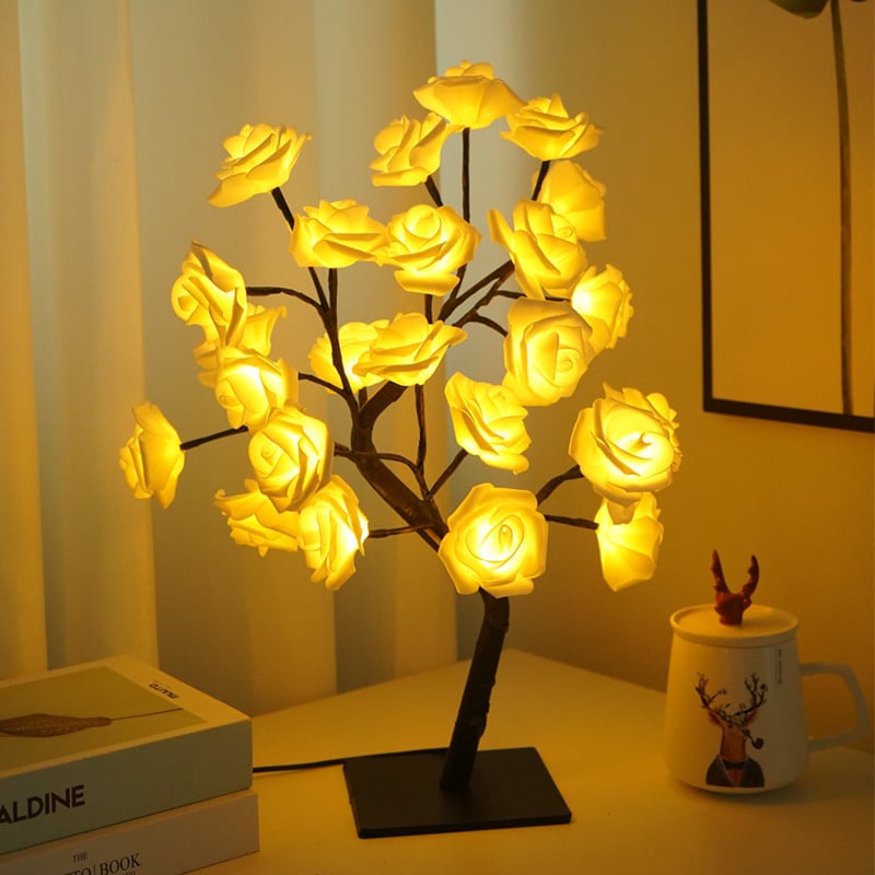 (🌹Women's Day Promotions-70% OFF)Forever Rose Tree Lamp