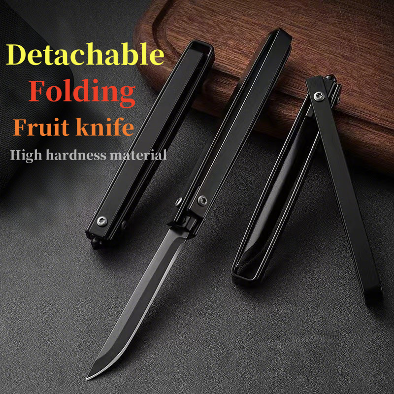 Detachable folding knife