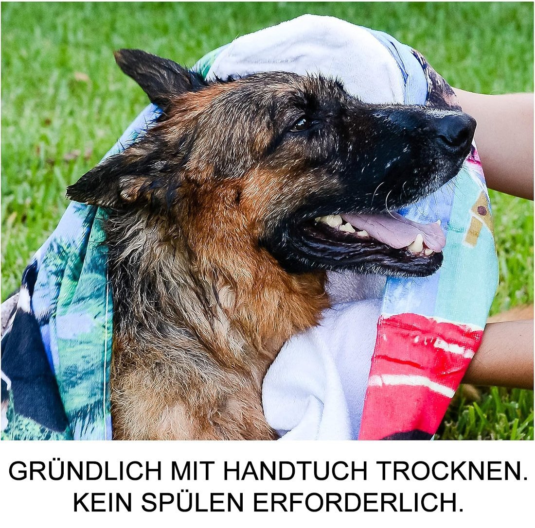 🔥Letzter Tag Verkauf 49% Rabatt🐶Wasserfreie Hundeshampoo-Handschuhe – Hypoallergene Badetücher für Haustiere, 6 Packungen