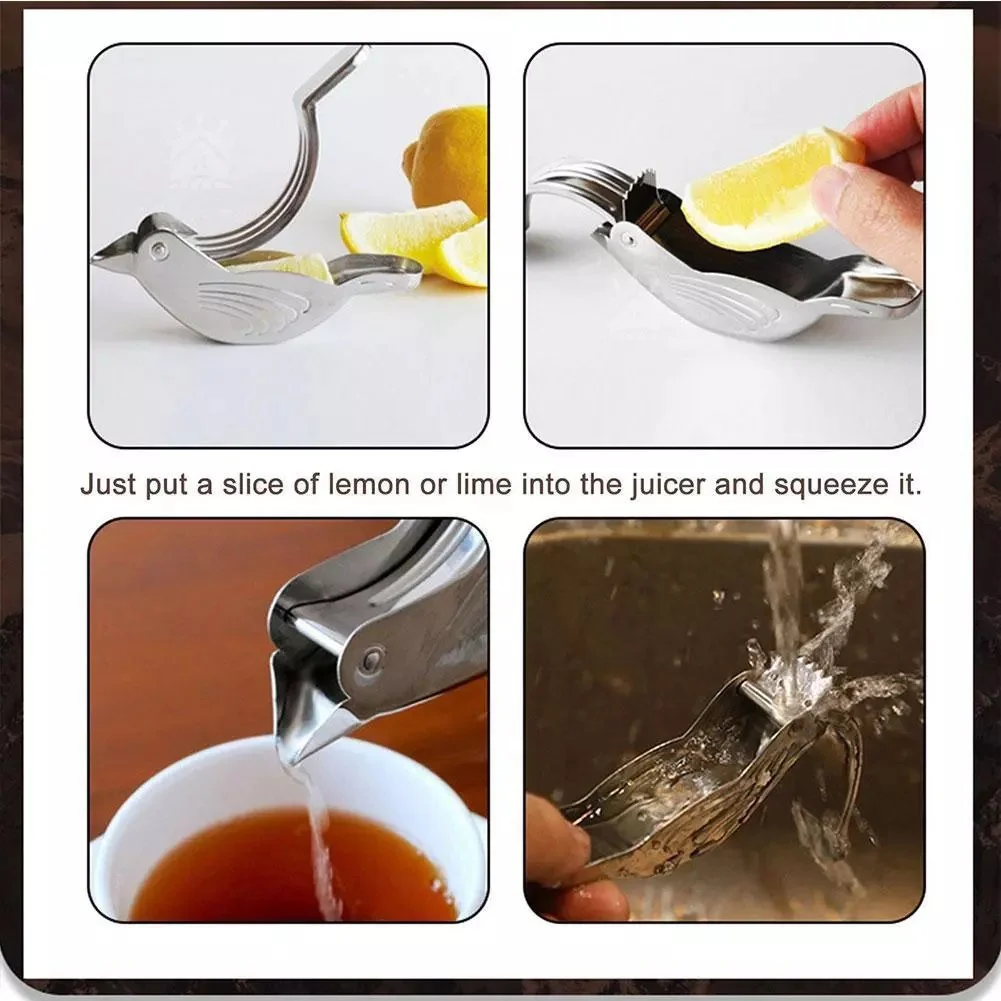 (🎄Early Christmas Sale - 49% OFF) Stainless Steel Bird Shape Lemon Juicer - BUY 3 GET 20% OFF