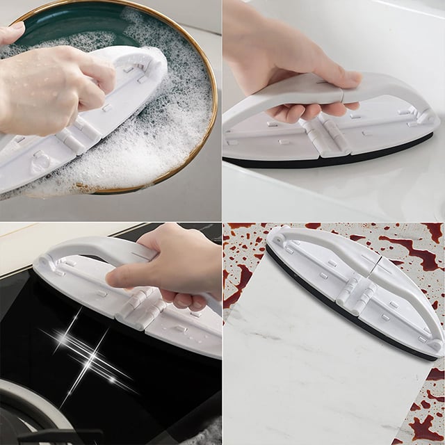 (🎄Christmas Hot Sale - 48% OFF) Folding Sponge Cleaning Brush, Buy 3 Get 2 Free NOW