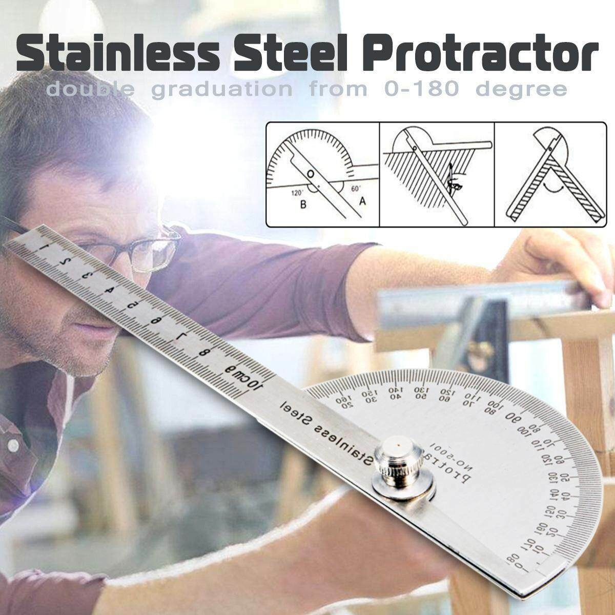 (🌲Early Christmas Sale- SAVE 48% OFF)Stainless Steel Protractor Angle Finder(Buy 2 Get 1 Free now)