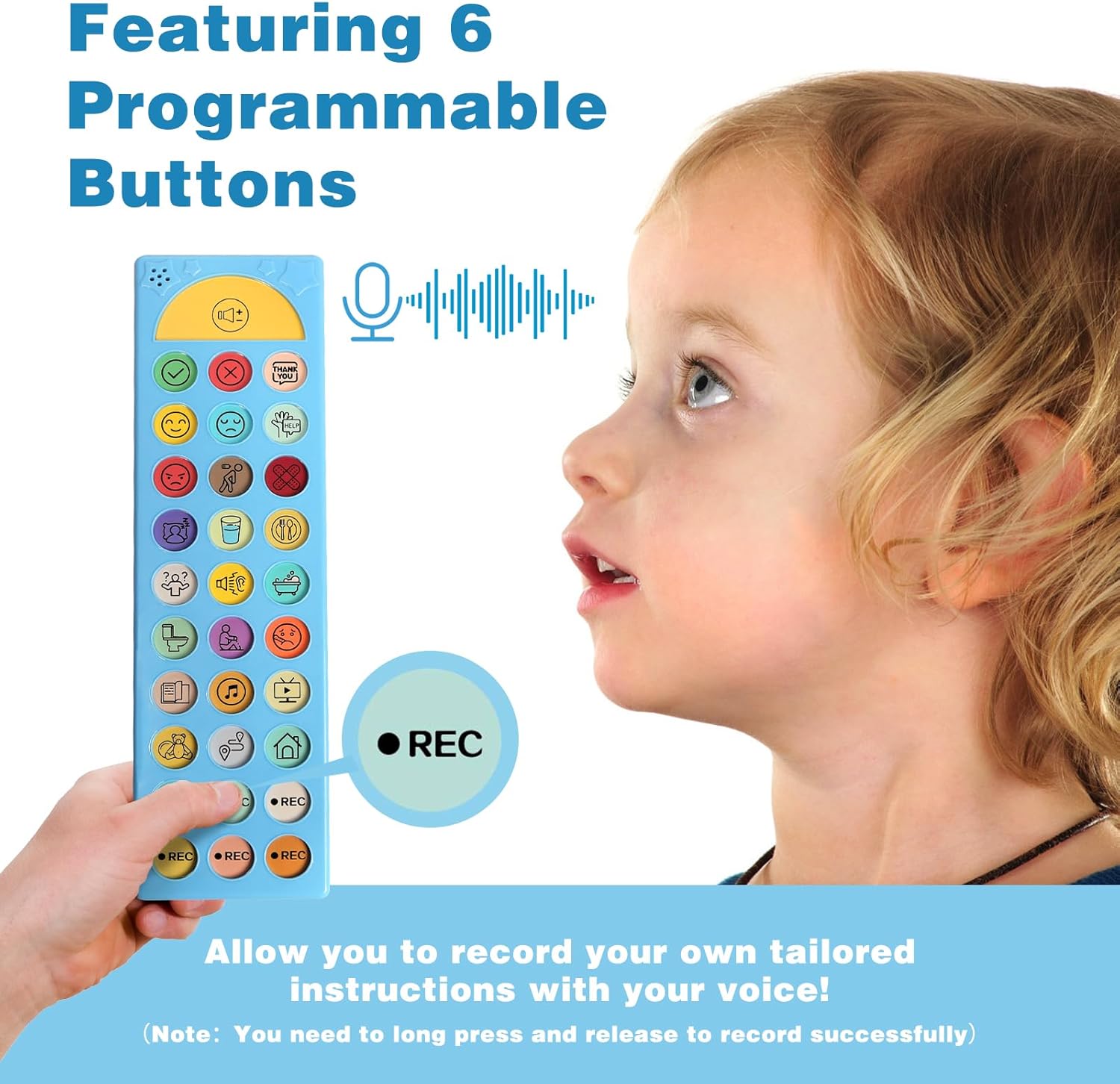 ⏰LAST DAY SALE 50% OFF💥AAC Device for Autism, Non Verbal Communication Tools for Speech Therapy & Stroke Rehab