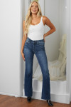 Mid-Rise Tummy Tuck Bootcut Jeans (Buy 2 Free Shipping)