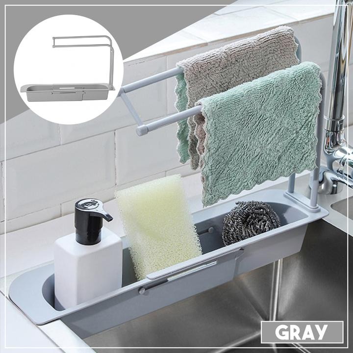 (❤️2021 Valentine's Day Promotion - 50% OFF) Telescopic Sink Storage Rack