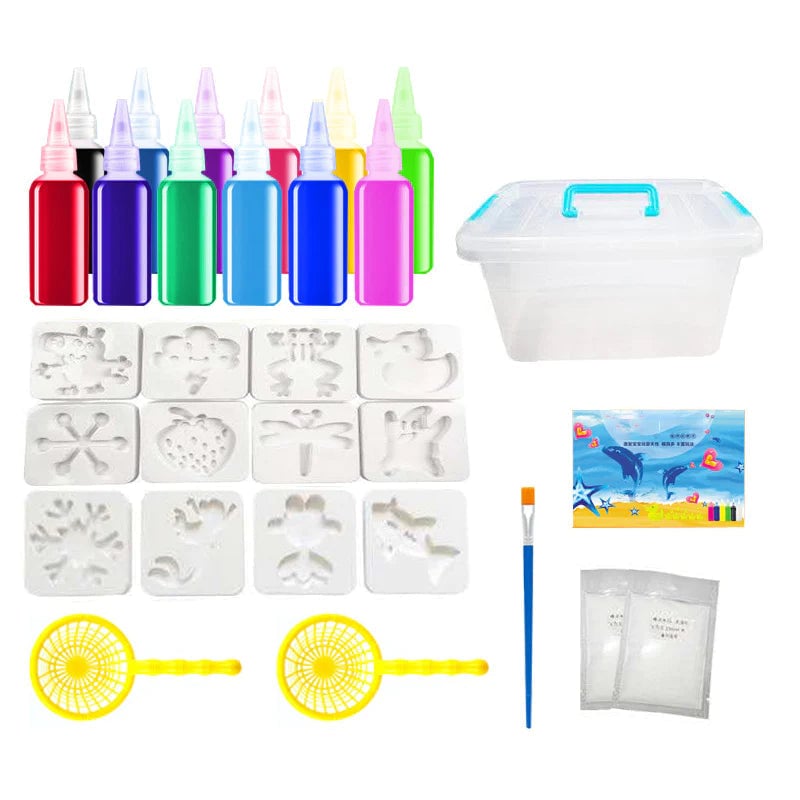 (🔥Last Day Promotion 50% OFF) 🦀Magic Water ELF, Children Handmade Aqua Gel Sensory Toy Set