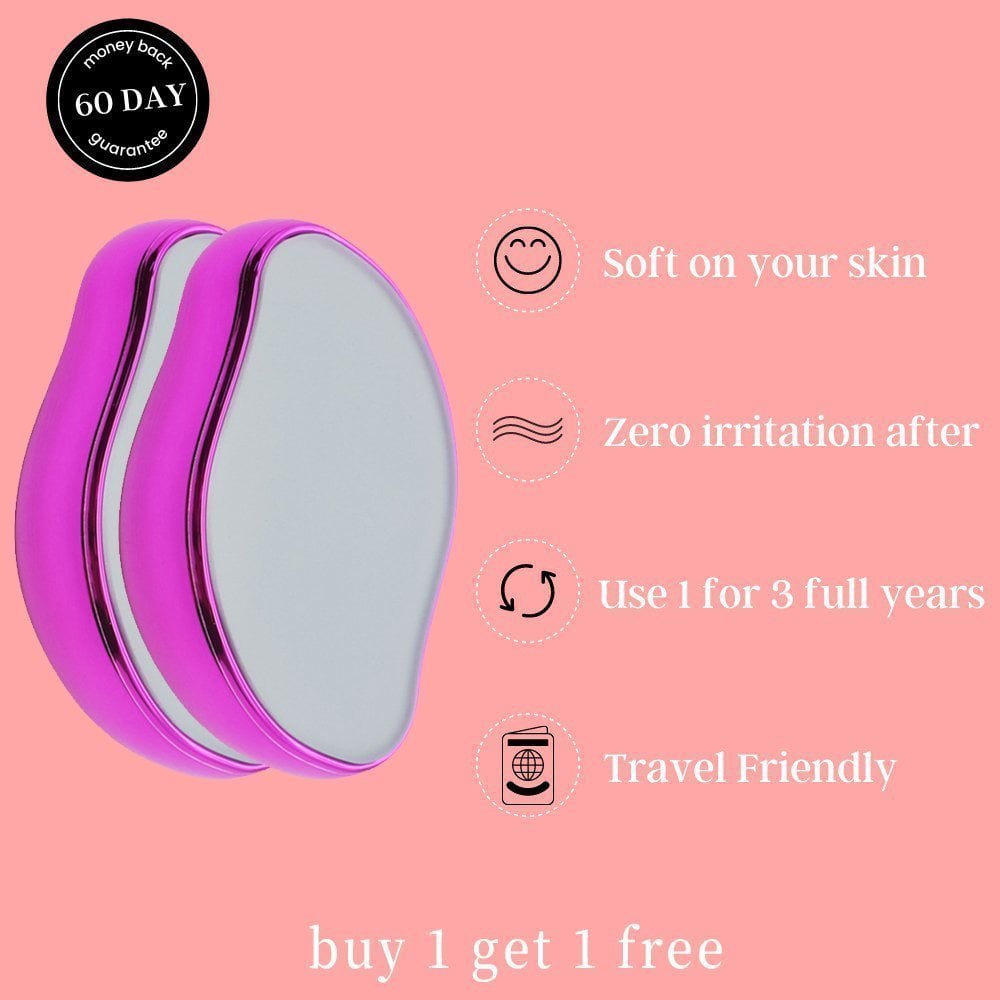 🔥2023 Summer Hot Sale 48% OFF😍Buy one get one free😍 - 2023 new Crystal Hair Eraser Painless Safe Epilator Easy Cleaning Reusable Body Beauty Depilation Tool